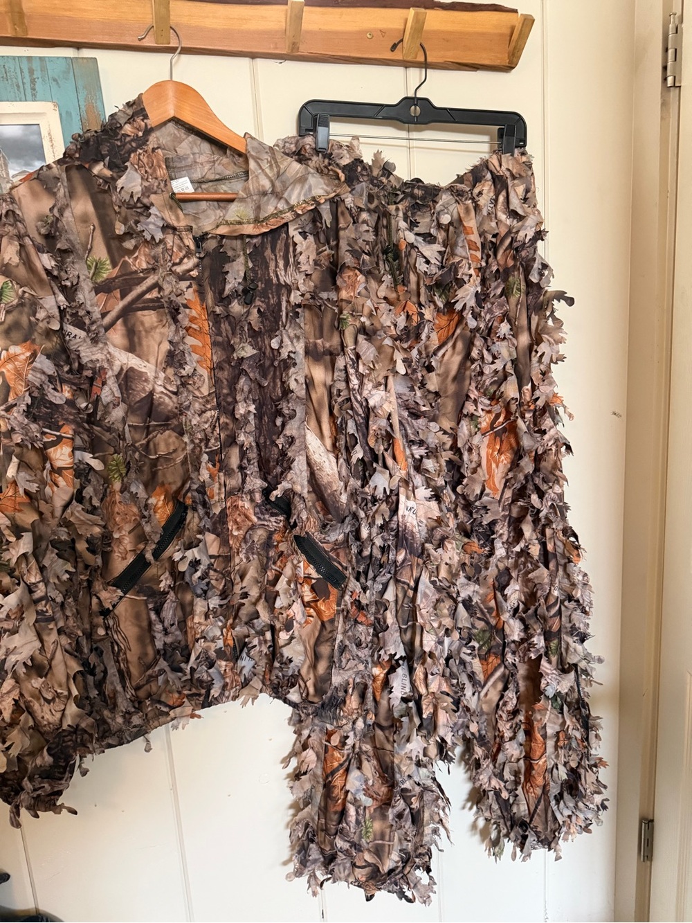 North Mountain Gear 3D Leafy Ghillie Suit XXL Camo Hunting Jacket Pants